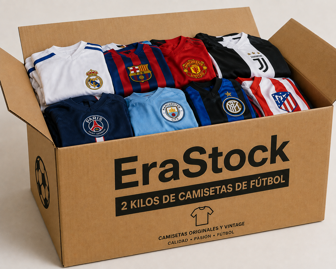2 Kilos Camisetas Fútbol