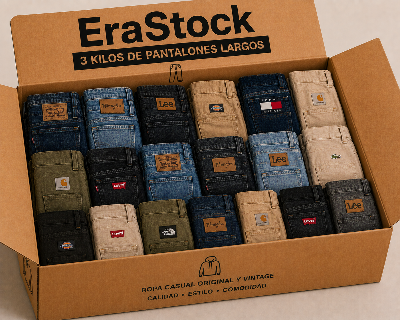 3 Kilos Pantalones Largos